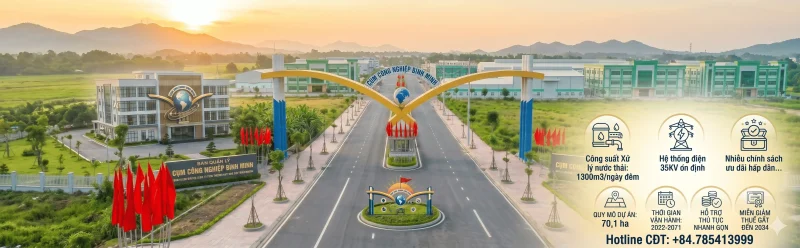 cụm công nghiệp bình minh cổng chào