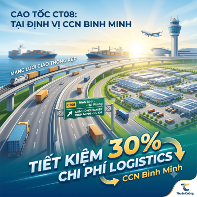 Tiết Kiệm 30% Chi Phí Logistics: Cao Tốc CT08 Ninh Bình Hải Phòng Tái Định Vị Tầm Vóc Cụm Công Nghiệp Bình Minh